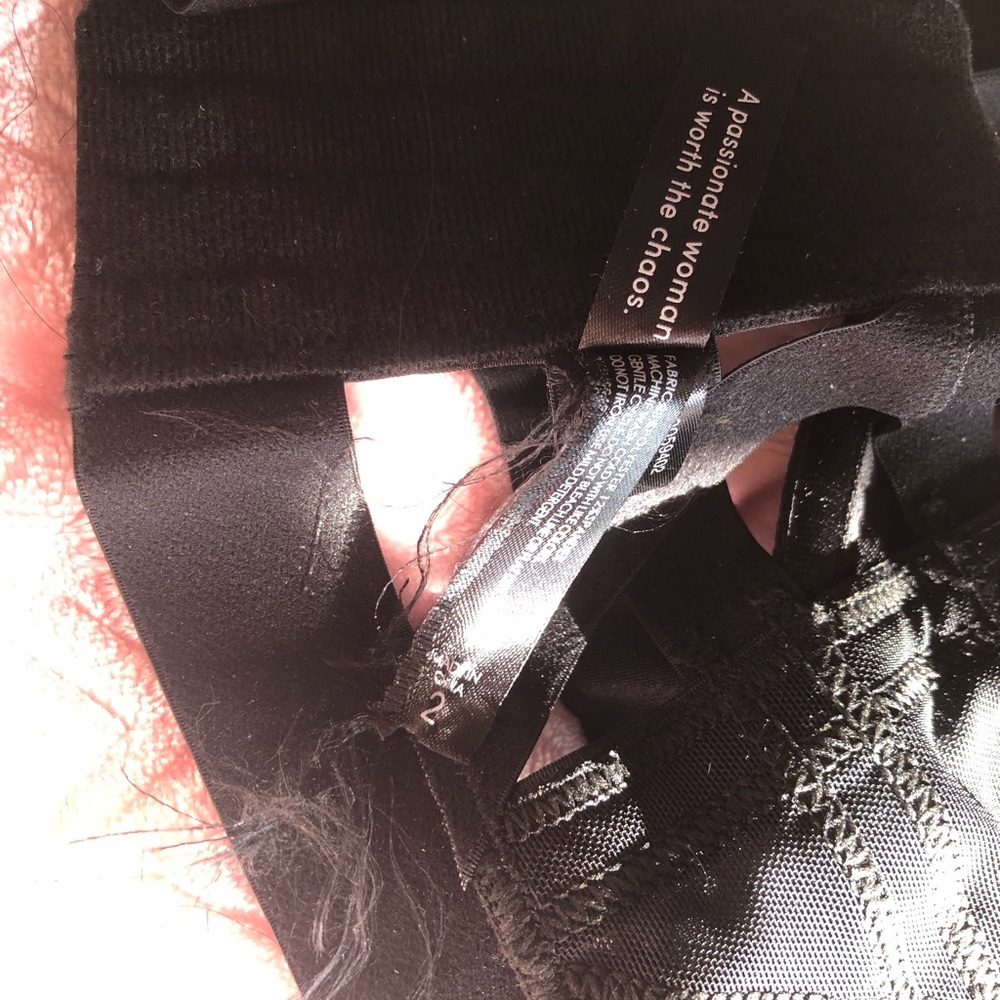 Black Strappy Women's Bra - Picture 4 of 4